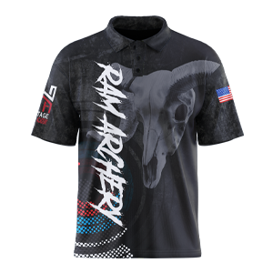 Ram Archery Polo Button Short Sleeve