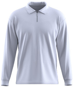 Polo Zip Long Sleeve